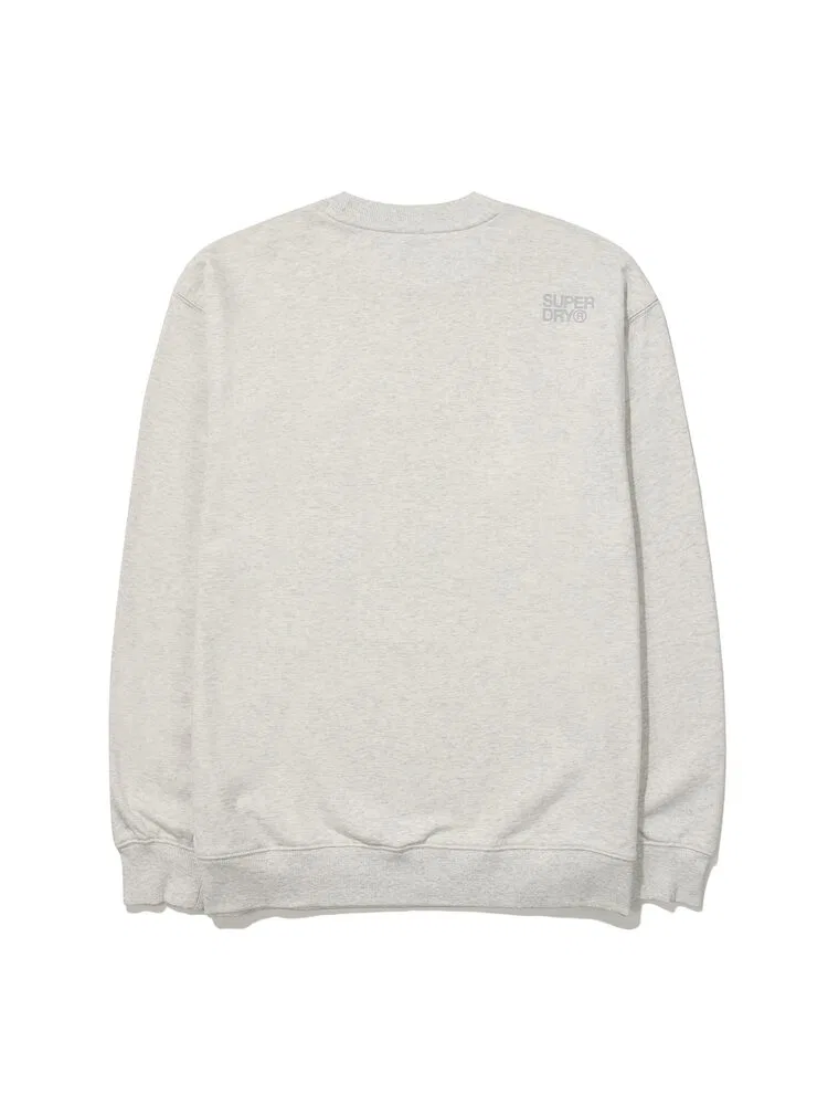 Футболка с длинным рукавом, логотип, Core Big Logo SUPERDRY, Light Grey — фото 3