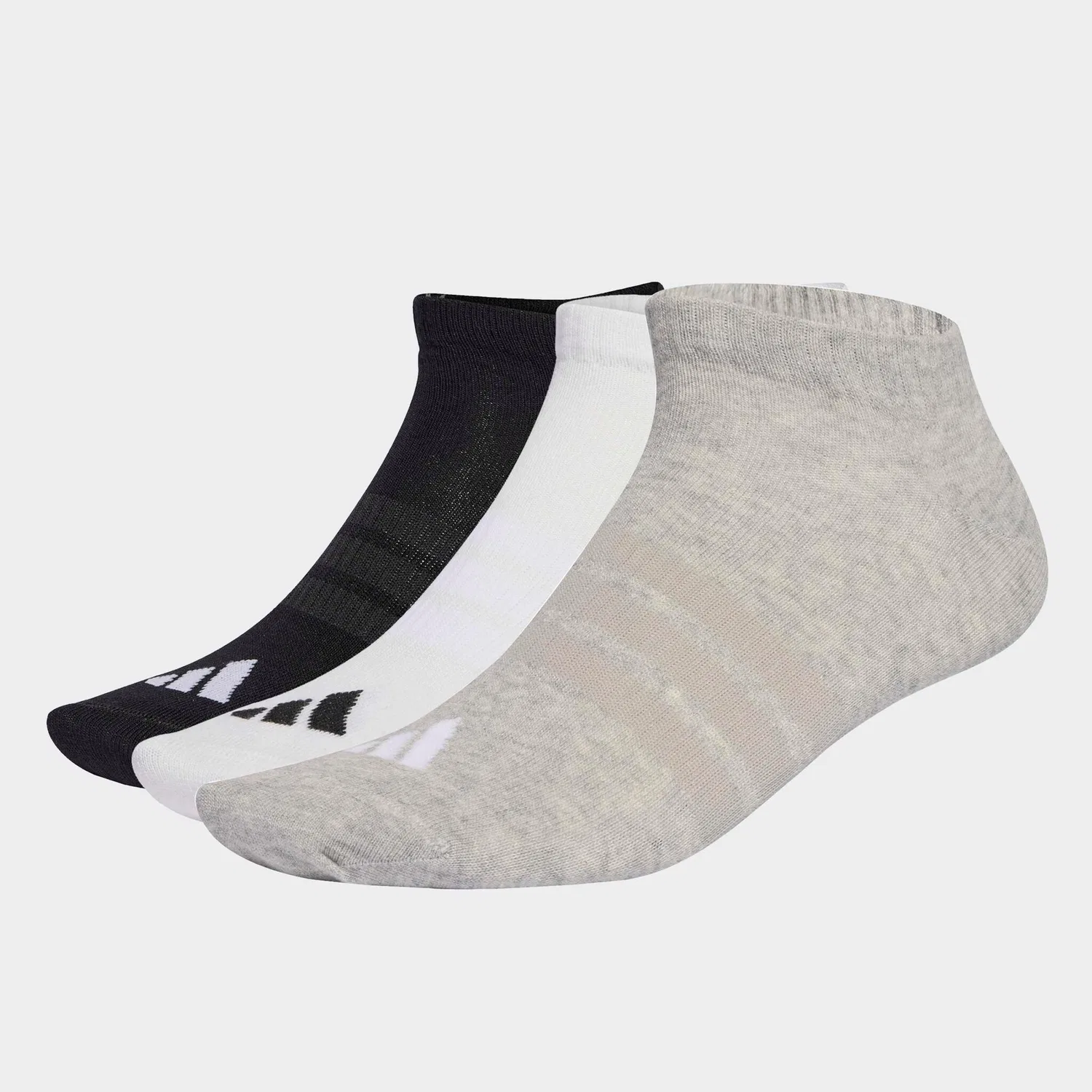 Женские спортивные носки 3 пары Adidas Performance, Medium Grey Heather/White/Black