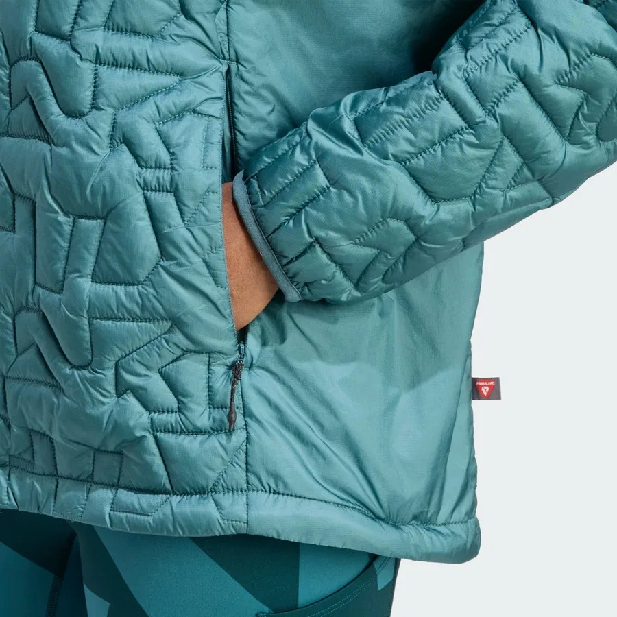 Куртка утепленная с капюшоном Terrex Xperior PrimaLoft Loose Fill Insulated adidas, Бирюзовый — фото 4