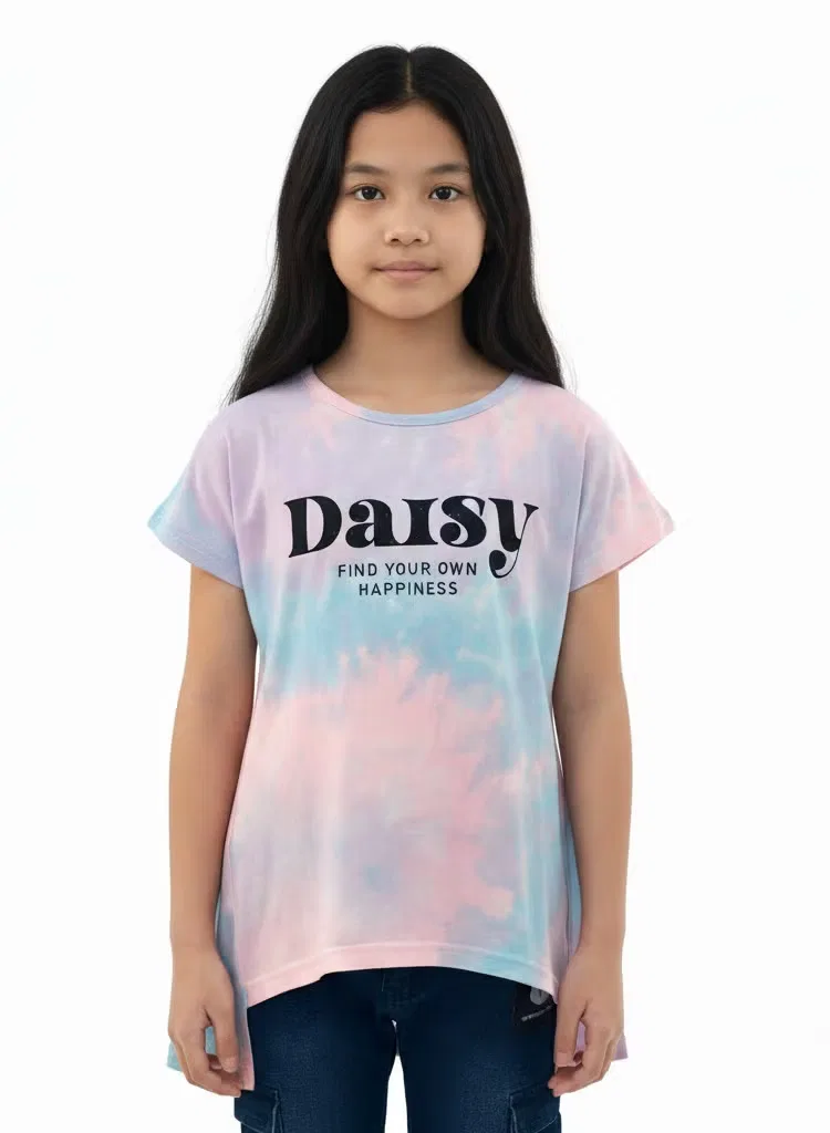 Футболка с принтом Daisy Find Your Happiness Joanna, фиолетовый