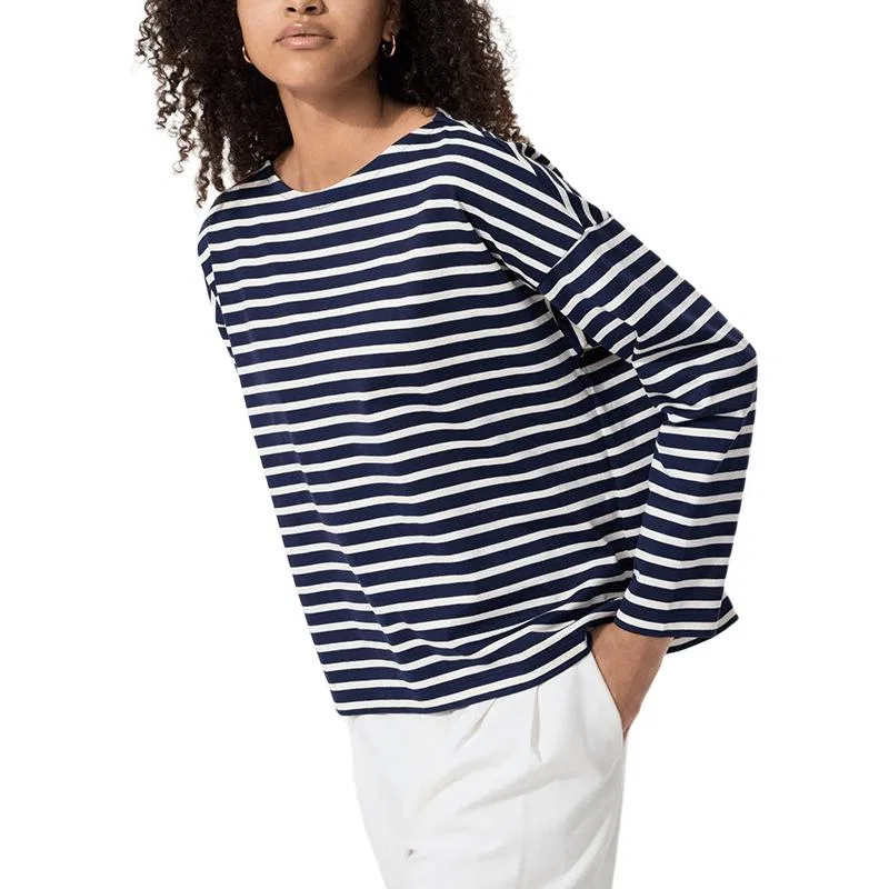Женская футболка с круглым вырезом Navy Blue UNIQLO, 69 Navy Blue — фото 3