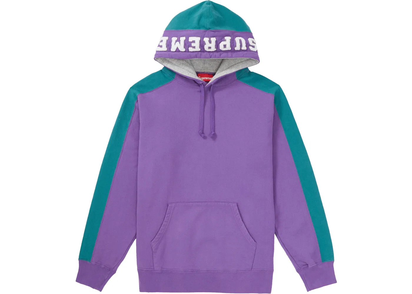 Мужская худи с панелями Supreme Sweatshirt, Violet