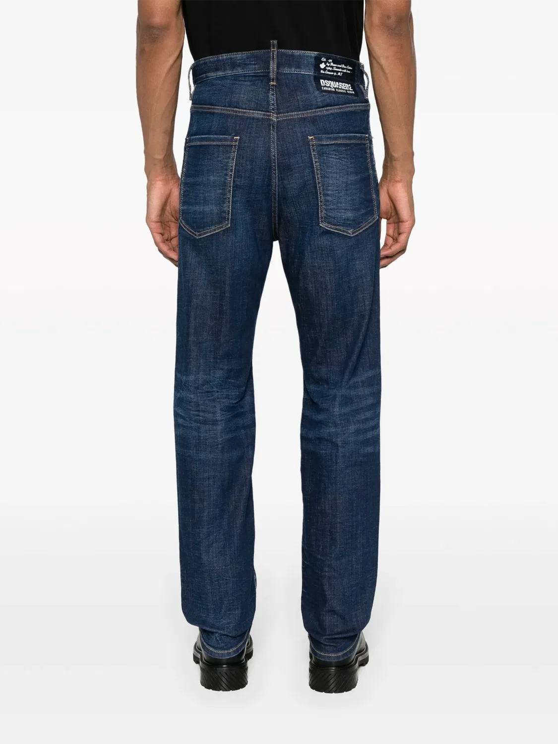 Джинсы DSquared2 642 Straight-Leg — фото 3