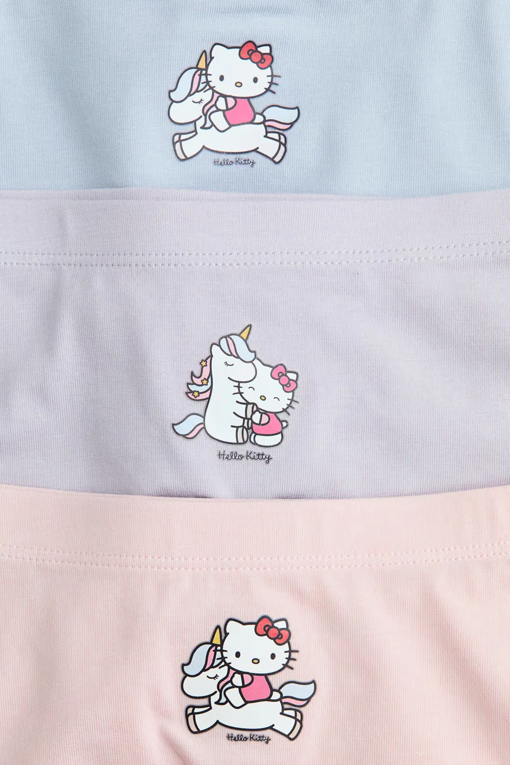 Набор из 5 хлопковых боксеров с принтом H&M, Cremefarben/Hello Kitty — фото 3