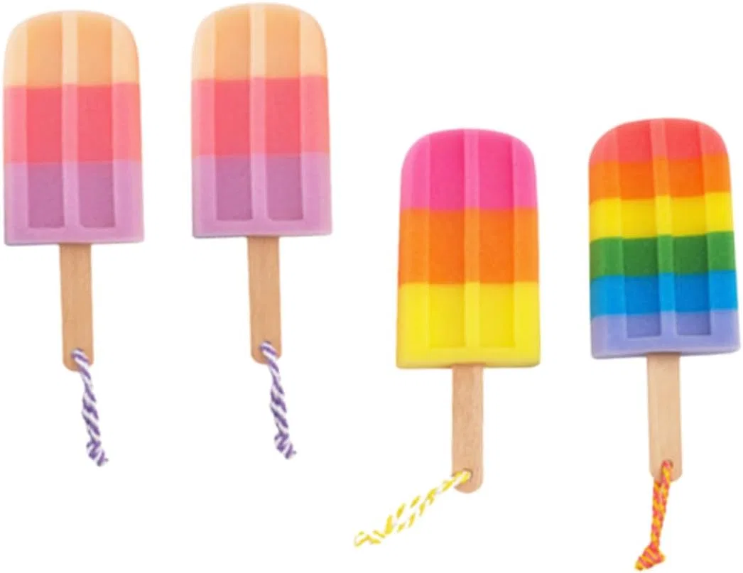 Мочалка для душа Homoyoyo, 8 шт, ассорти — фото 3