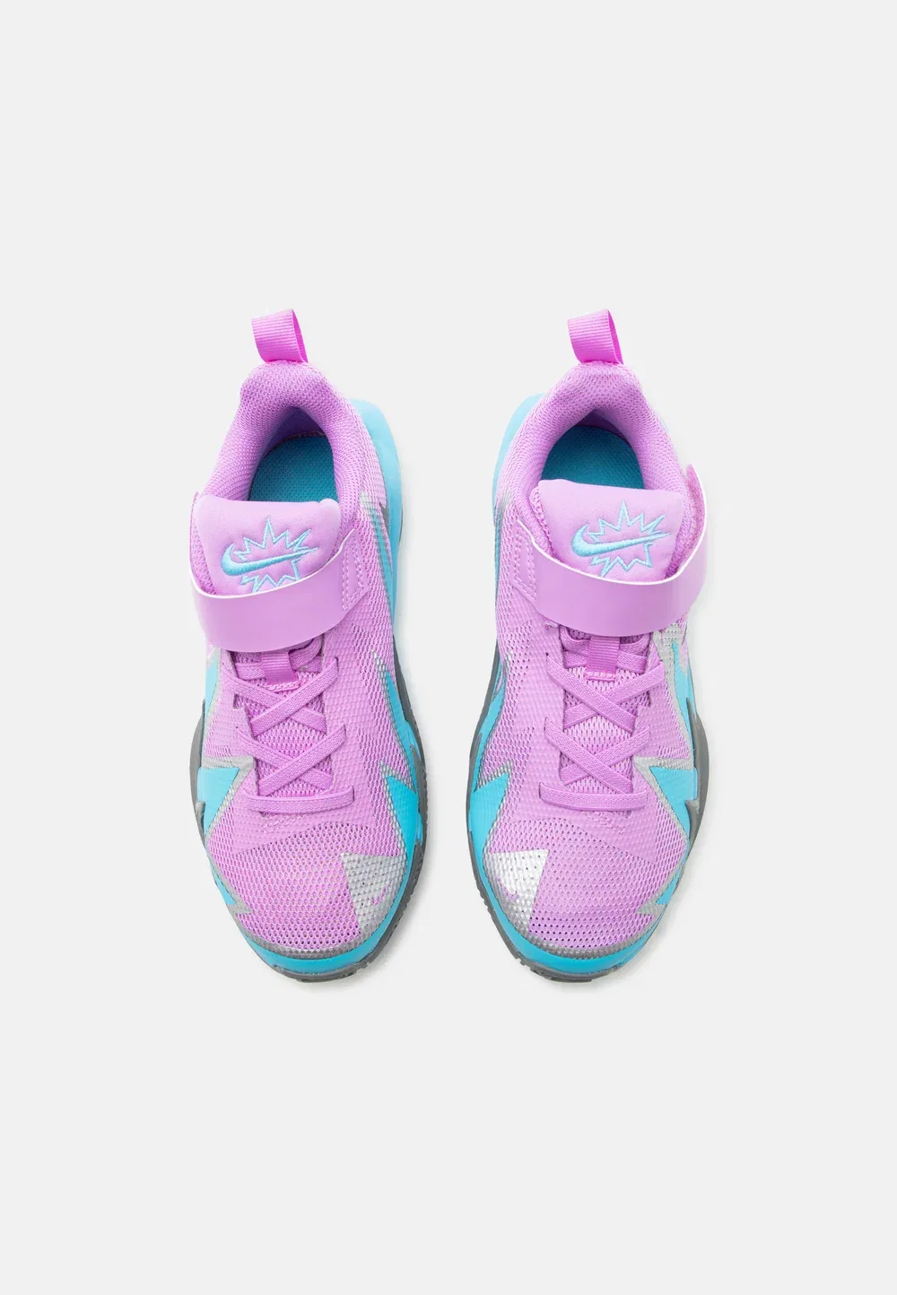 Баскетбольные кроссовки St Dynamite унисекс Nike Performance, Fuchsia Glow/Smoke Grey/Baltic Blue/Metallic Silver-Coloured — фото 4