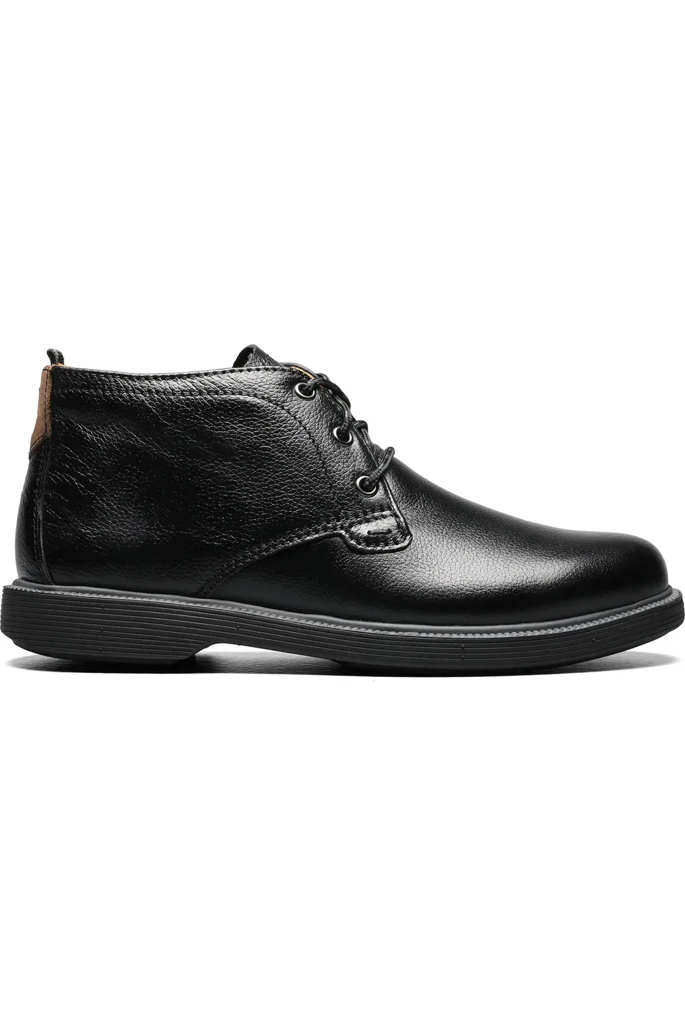 Детские ботинки чакка на шнуровке Supacush Jr Chukka Boot Florsheim, Black Tumble — фото 2