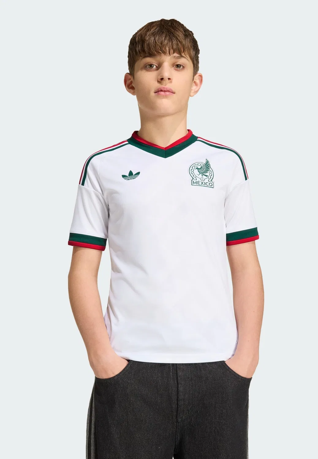 Футболка Adidas Performance Shirt Mexiko 26 белого цвета — фото 4