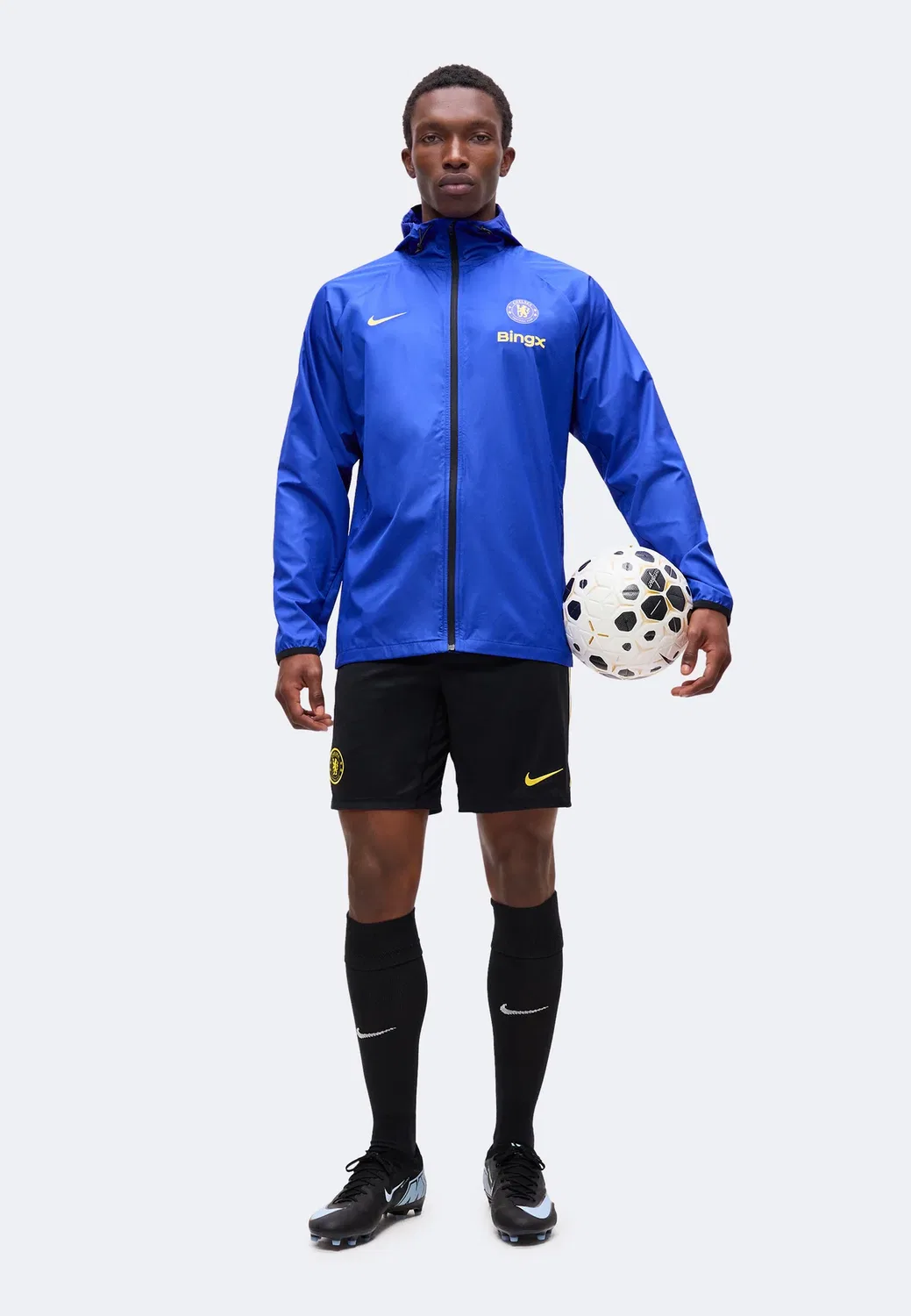 Cfc - ветровка Nike Performance, Bright Blue/Midwest Gold-Coloured — фото 2