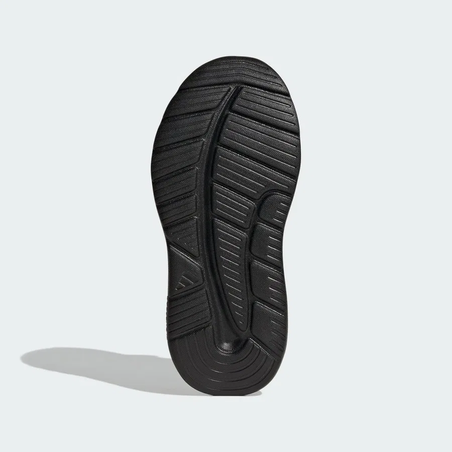 Кроссовки детские с эластичными шнурками и липучкой Tensaur Run 4.0 adidas, Черный — фото 4