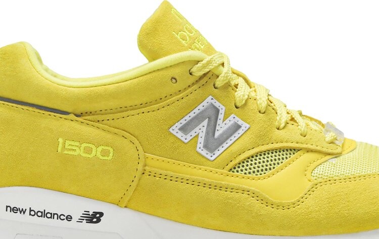 Кроссовки New Balance Pop Trading Company x 1500 Made in England 'Electric Yellow', желтый — фото 3