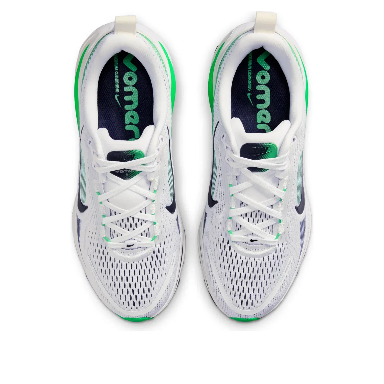 Детские кроссовки для бега с шнуровкой Nike Air Zoom Vomero 18, белый — фото 3