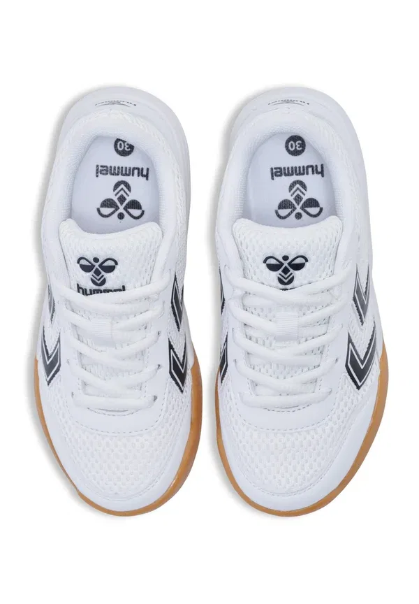Кроссовки Multiplay Flex LC для тенниса, подходят для различных типов покрытий Hummel, белый/черный — фото 4