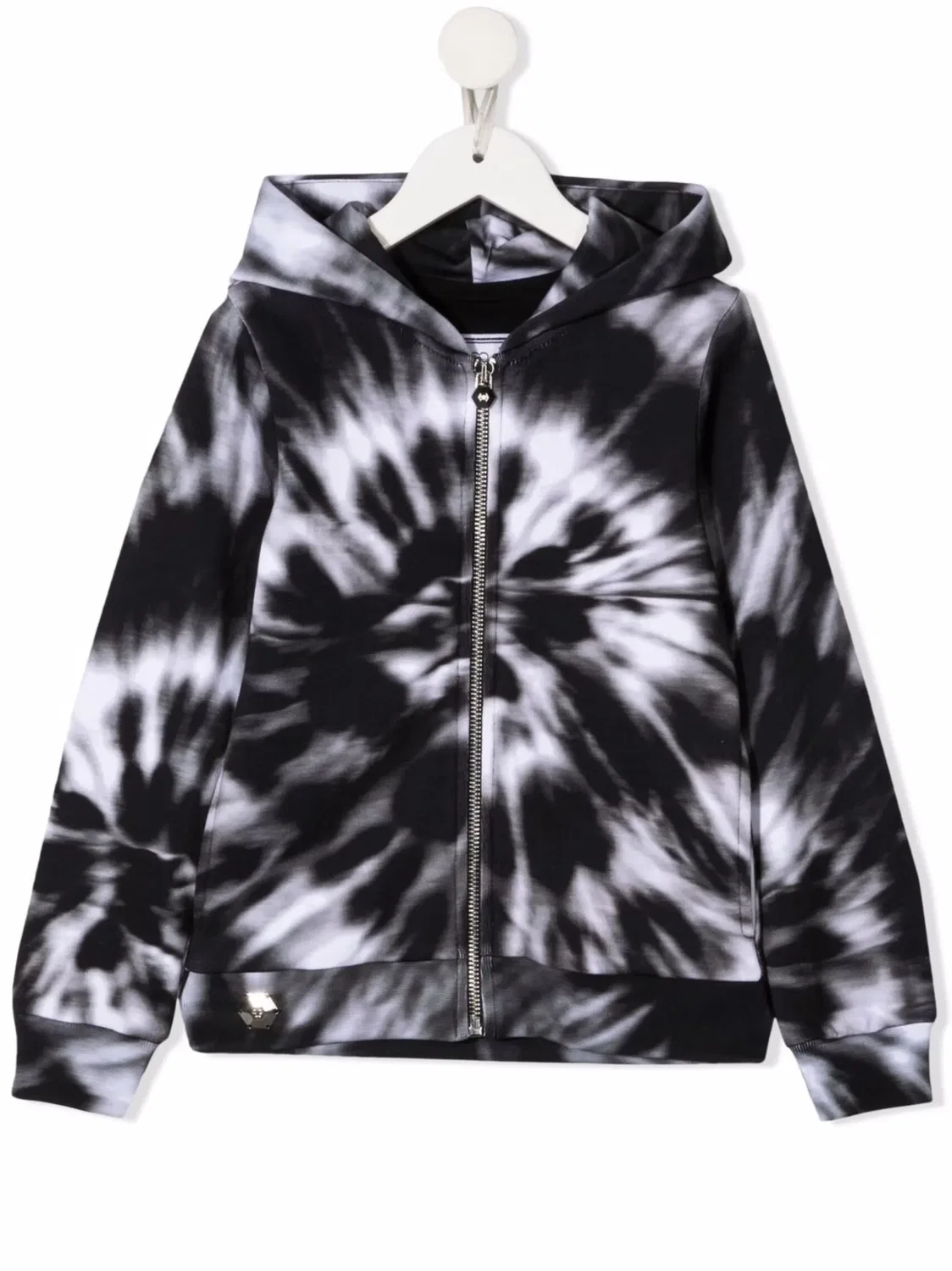 Philipp Plein Хлопковое худи тай-дай Черный