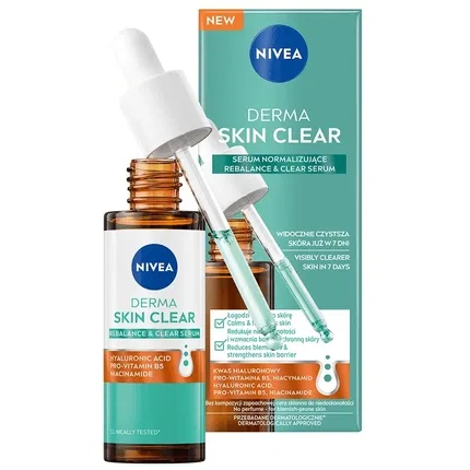 Сыворотка увлажняющая для несовершенной кожи Nivea Derma, 30 мл