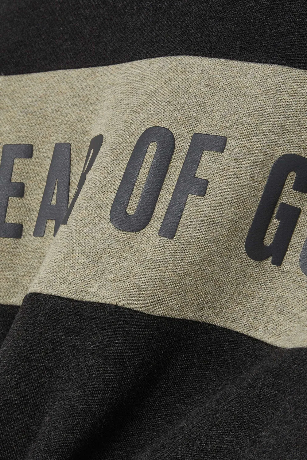 Худи укороченное Fear of God Essentials, серый — фото 4