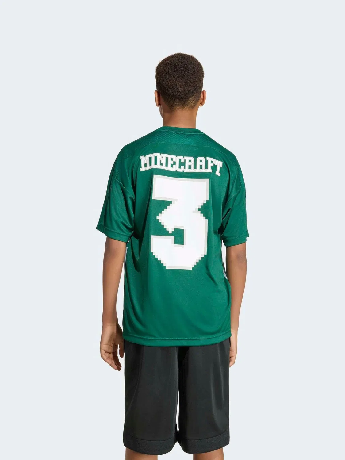 Футболка Minecraft adidas, зеленая — фото 2