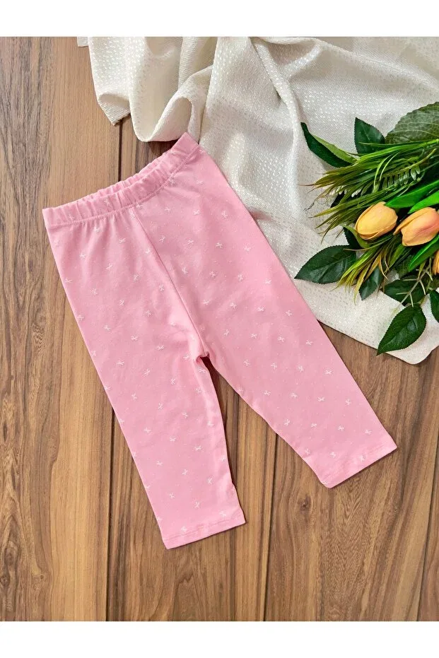 Детские леггинсы для девочек с принтом Basics Babyelisco, Multicolor — фото 3