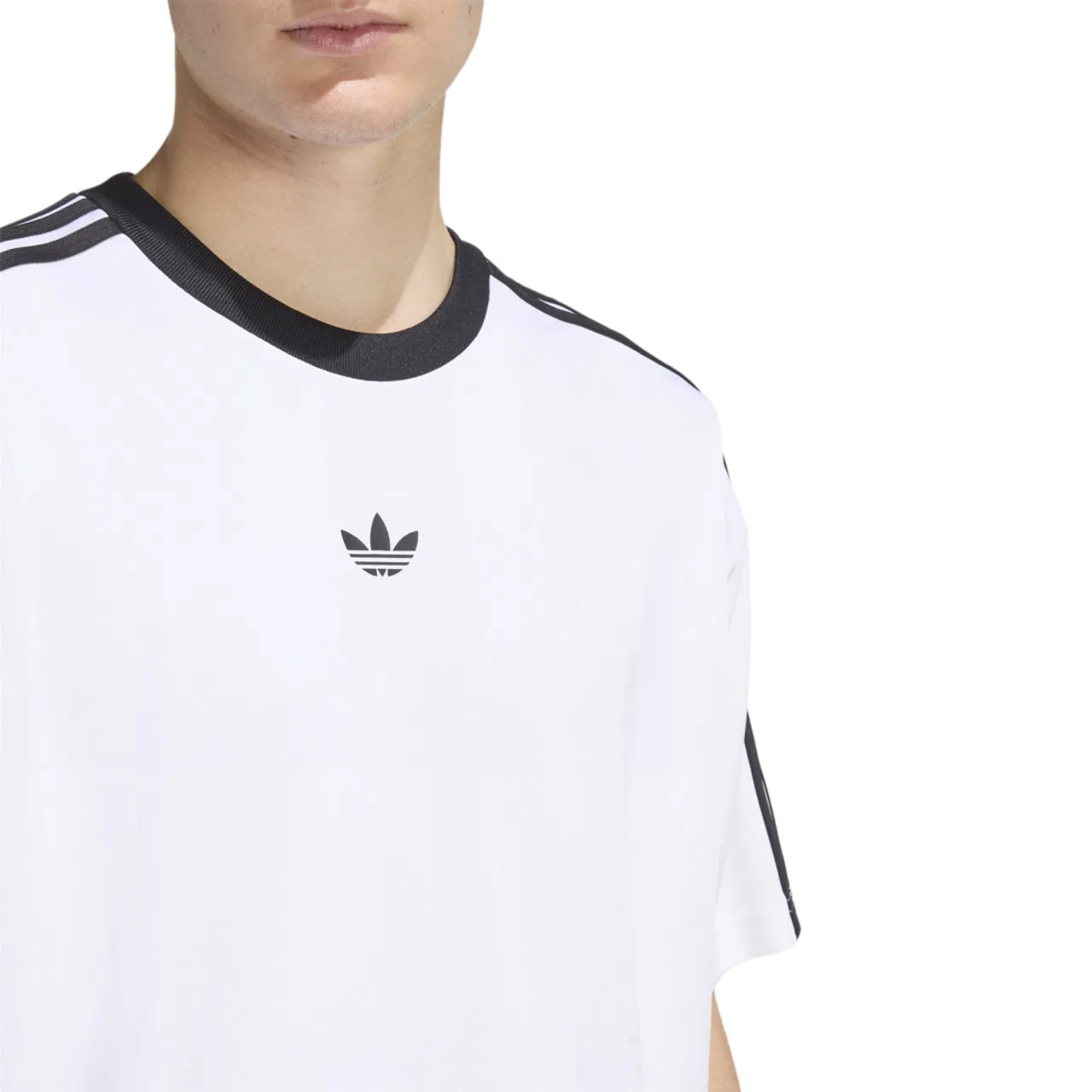 Мужская джерси Jacquard Adidas, белый/черный — фото 3