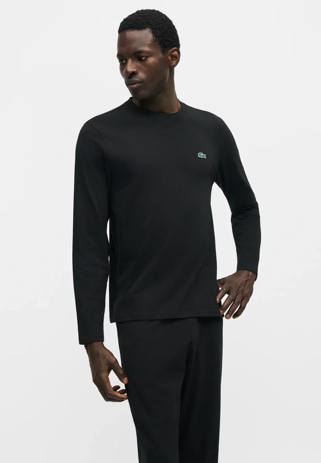 Комплект домашней одежды - пижамный комплект Lacoste, Black — фото 4