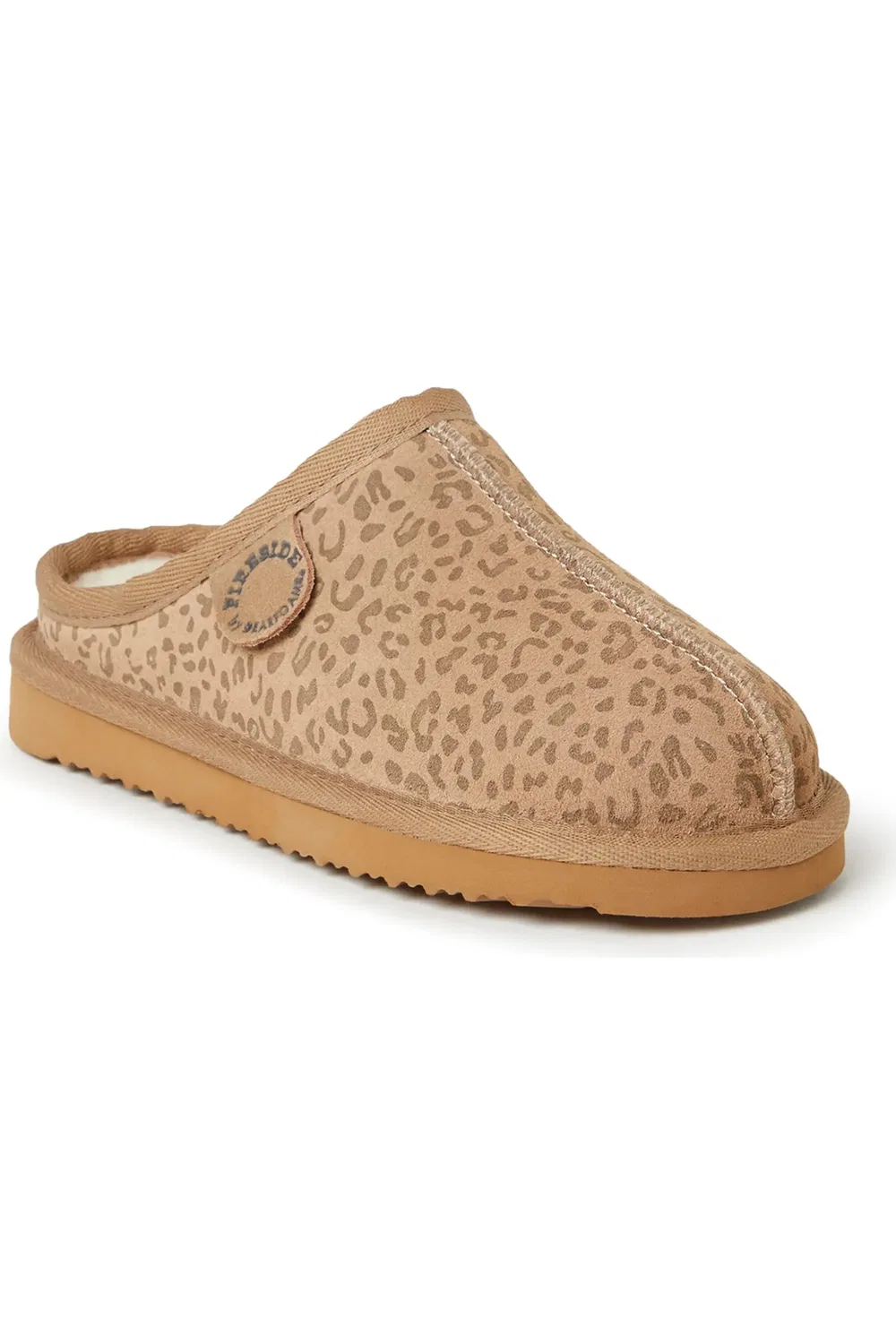 Детские тапочки-клоги на овчине Fireside Dempsey FIRESIDE BY DEARFOAMS, Leopard