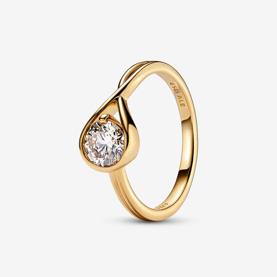 

Кольцо Pandora Infinite Lab-Grown Diamond, 0,75 карат, золото/бриллиант