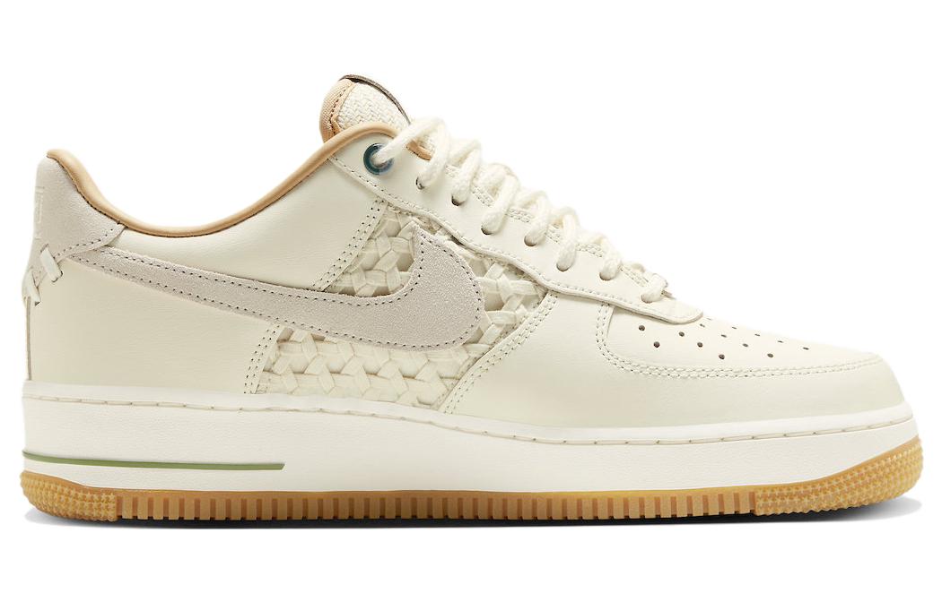 Кроссовки Nike Air Force 1 Low '07 Premium, светло-бежевый/коричневый — фото 2