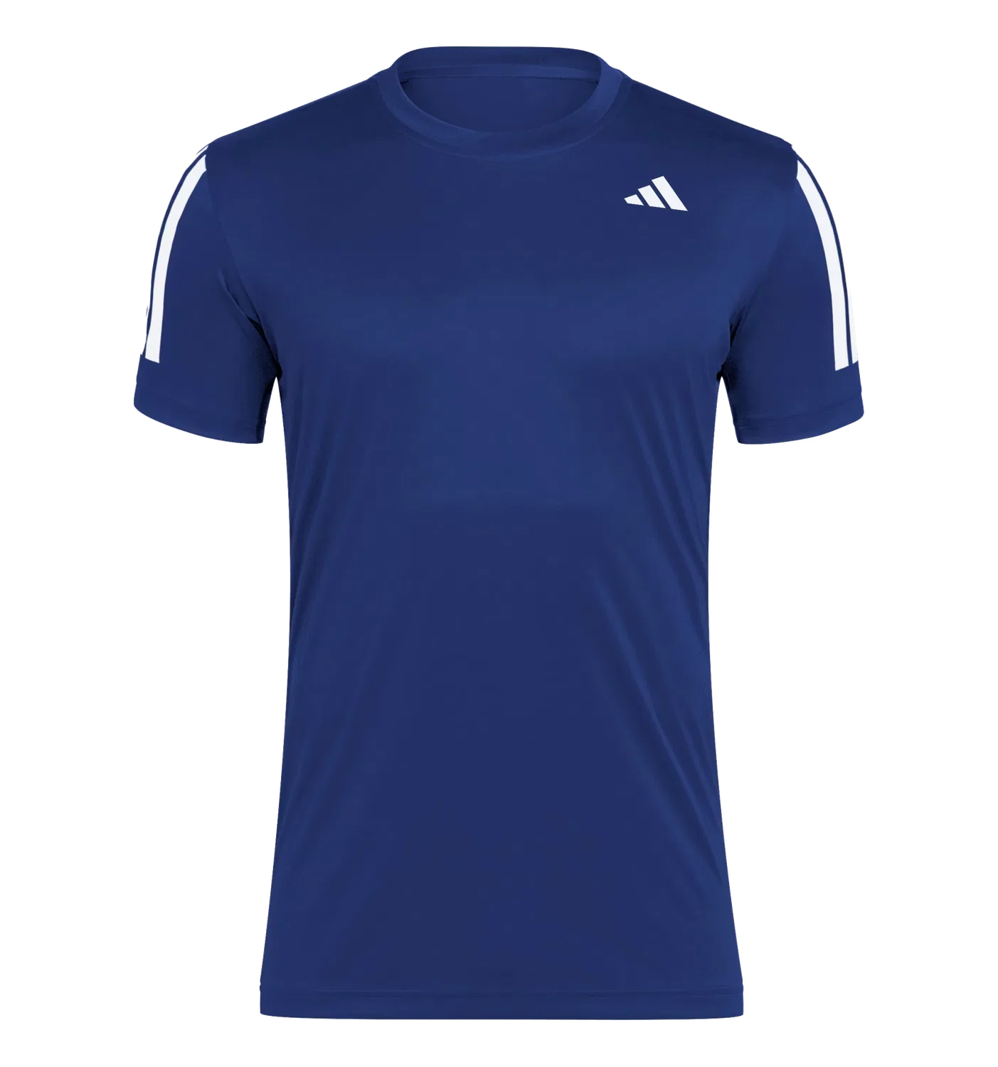 Мужская спортивная теннисная футболка с тремя полосками Adidas, синий