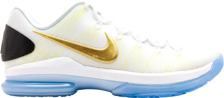 

Кроссовки Nike KD 5 Elite 'White Gold', белый