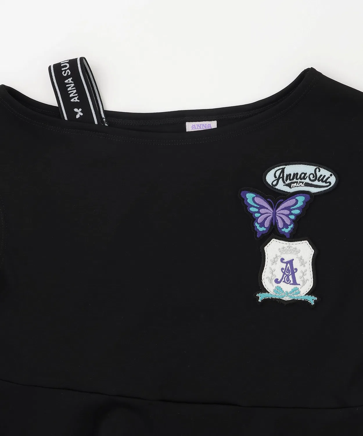 Детское платье без рукавов с принтом ANNA SUI mini, Turquoise Blue — фото 3