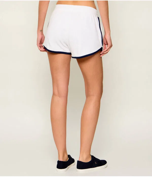 Женские шорты из махры Relaxed Fit Polo Ralph Lauren, белый — фото 3