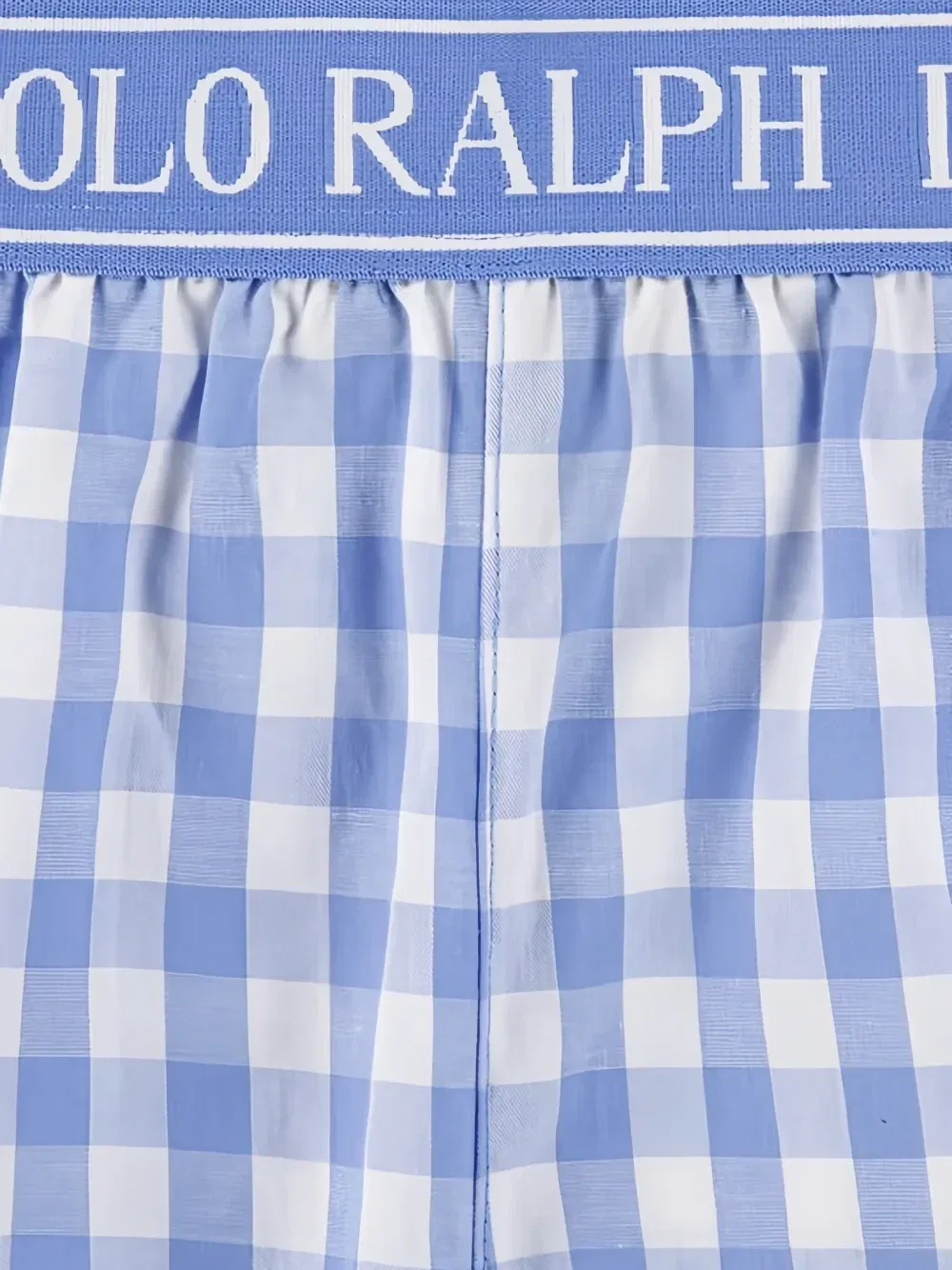 Трусы с принтом «Гингем» Polo Ralph Lauren Kids, белый — фото 4