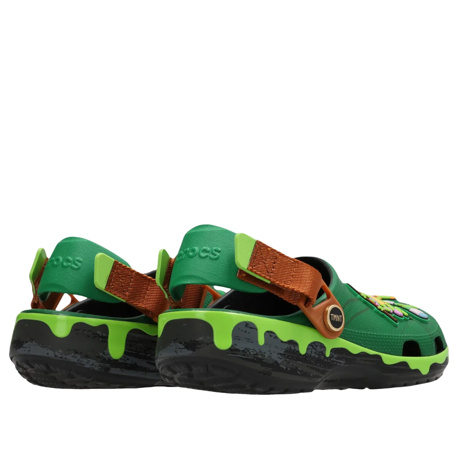 Детские сандалии-клоги с принтом Teenage Mutant Ninja Turtles модель Classic Clog Crocs, мультиколор — фото 4
