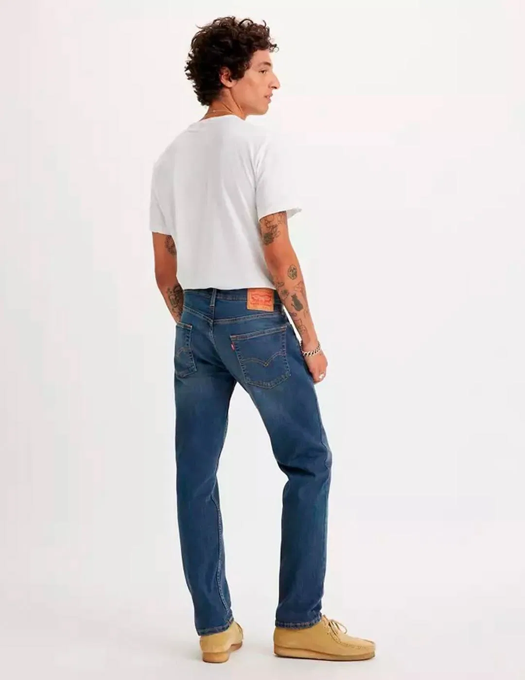 Мужские джинсы с узким кроем Levi's 502, Pastellblau — фото 3