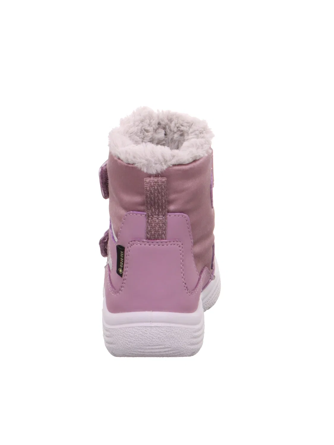 Детские снежные ботинки для девочек с принтом Crystal Superfit, Lilac Pink 8510 — фото 3