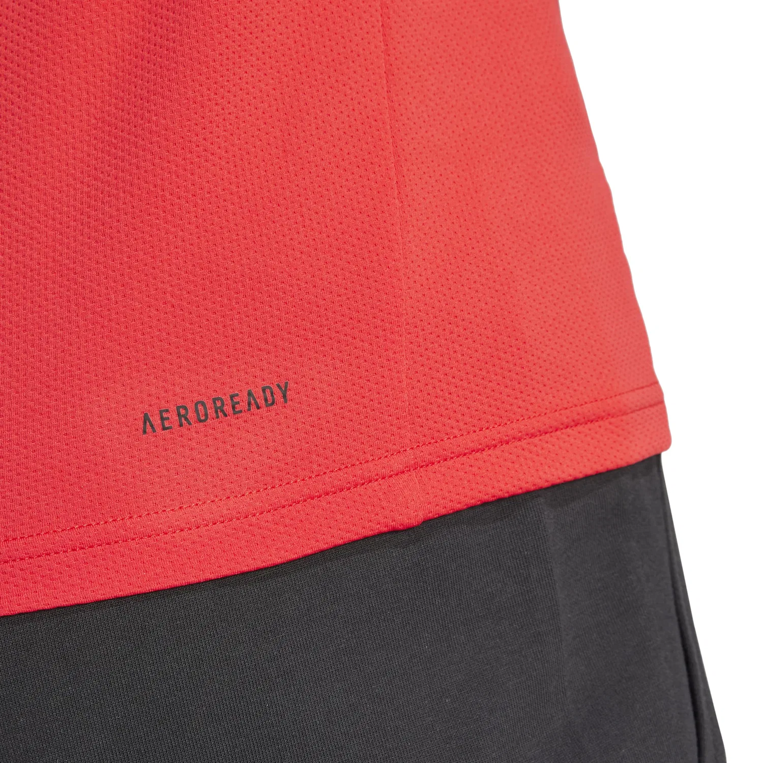 Мужская футболка с принтом Train Essentials Training Tee adidas, Shiny Red/Black — фото 4