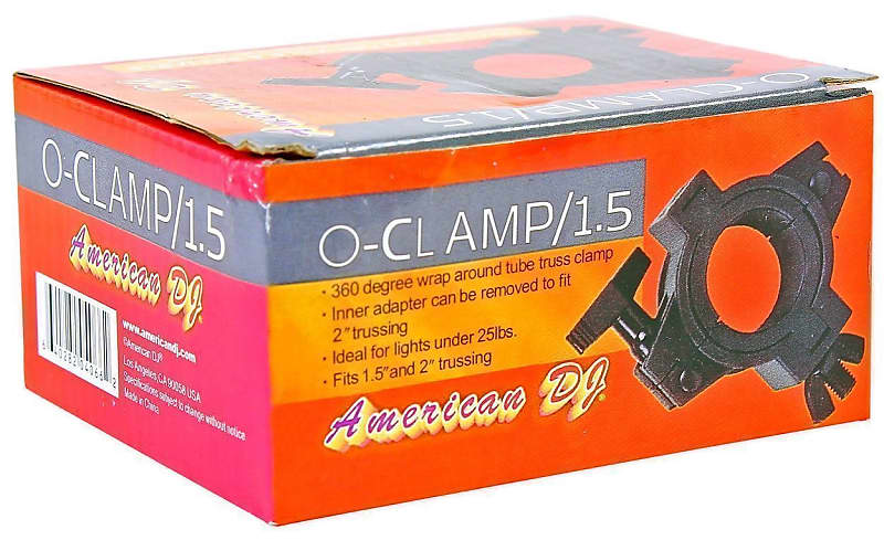 Американский DJ O-Clamp / 1,5 360-градусный зажим вокруг фермы для фермы до 1,5 дюйма American DJ O-CLAMP/1.5 - фото