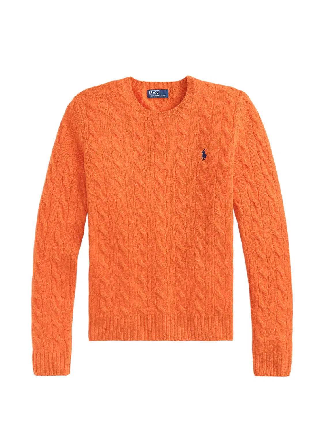 Polo Ralph Lauren Свитер Pony кабельной вязки, оранжевый