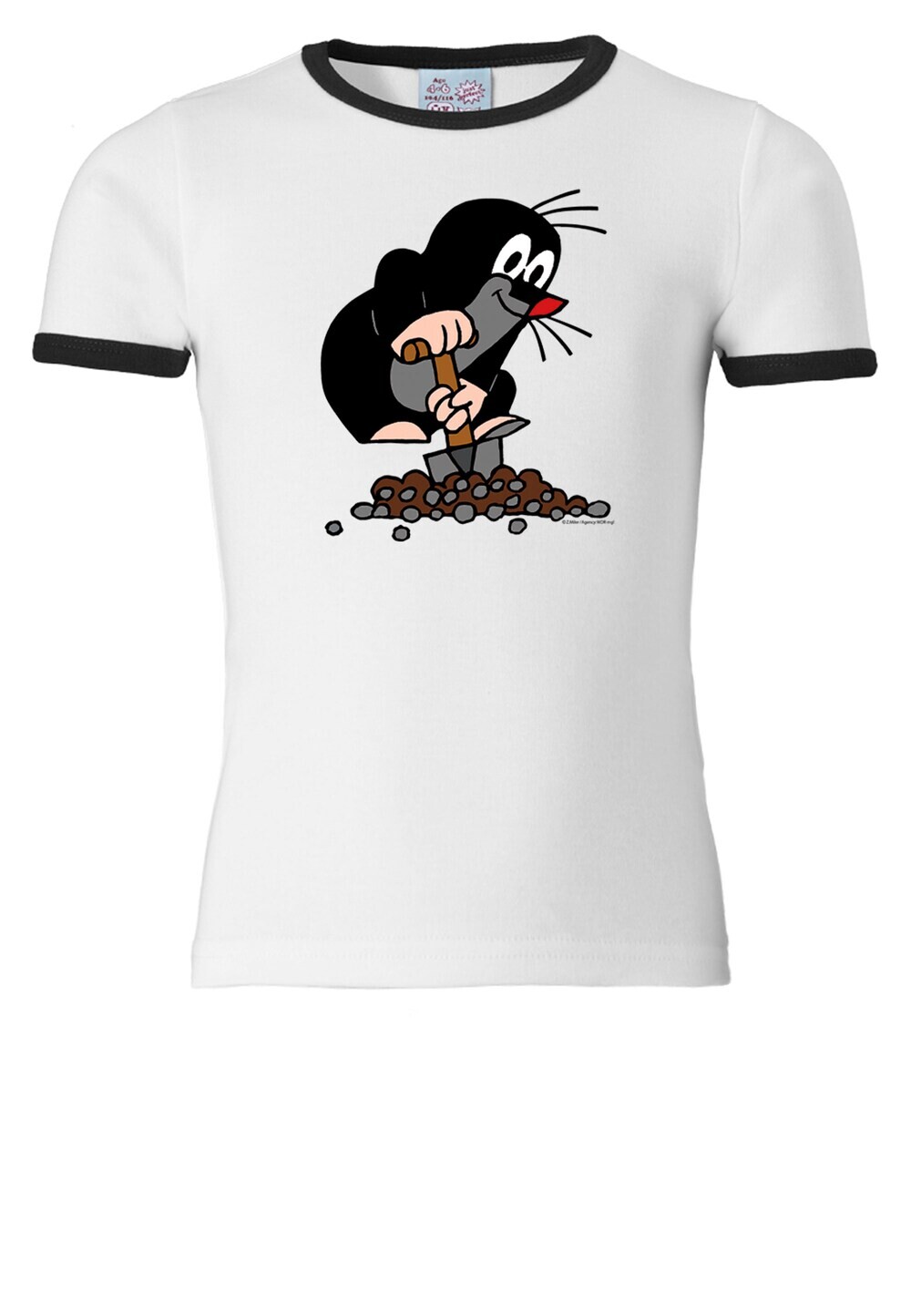 

Рубашка Logoshirt Der kleine Maulwurf, белый