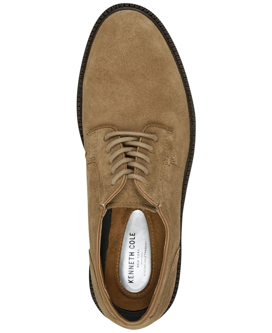 Мужские туфли-дерби Winston на шнуровке Kenneth Cole New York, Taupe Suede — фото 4
