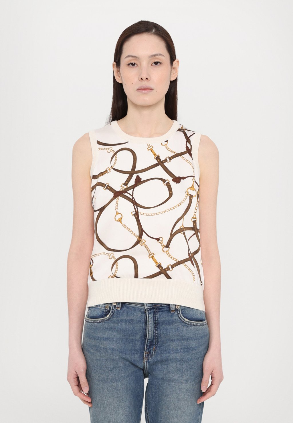 

Жилет MEIMARREL SLEEVELESS Lauren Ralph Lauren, молочный