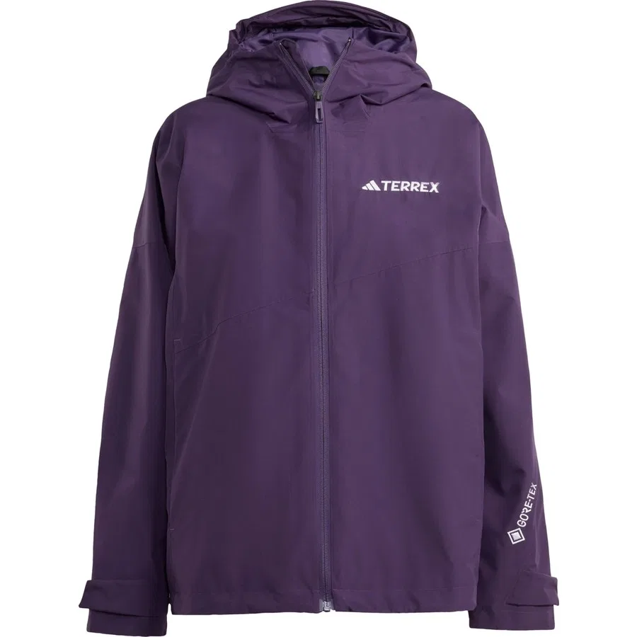 Водонепроницаемая куртка с капюшоном Terrex Xperior 2L GORE-TEX Performance Jacket adidas, Фиолетовый — фото 3