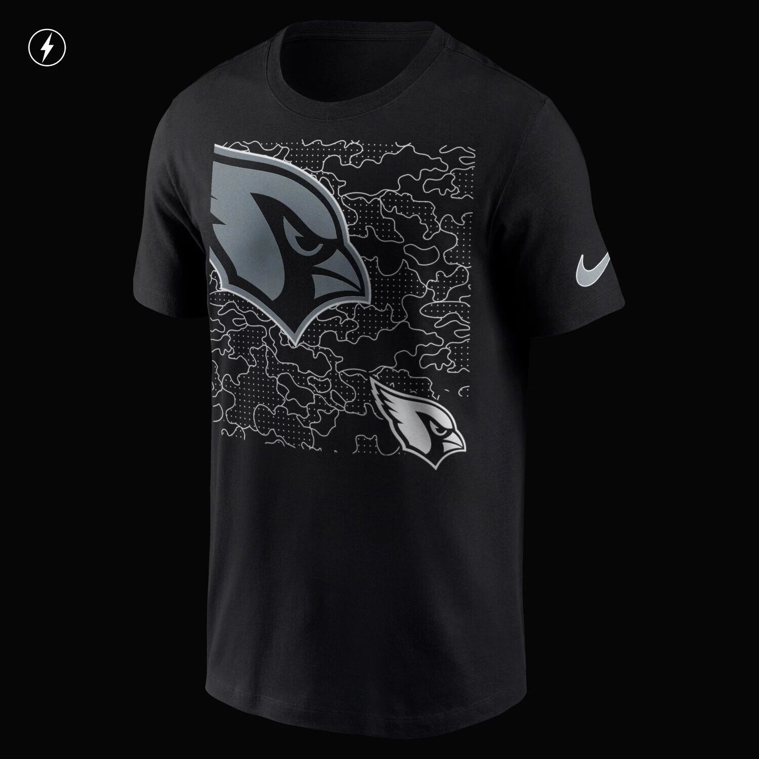 Мужская черная футболка Nike Arizona Cardinals RFLCTV — фото 4