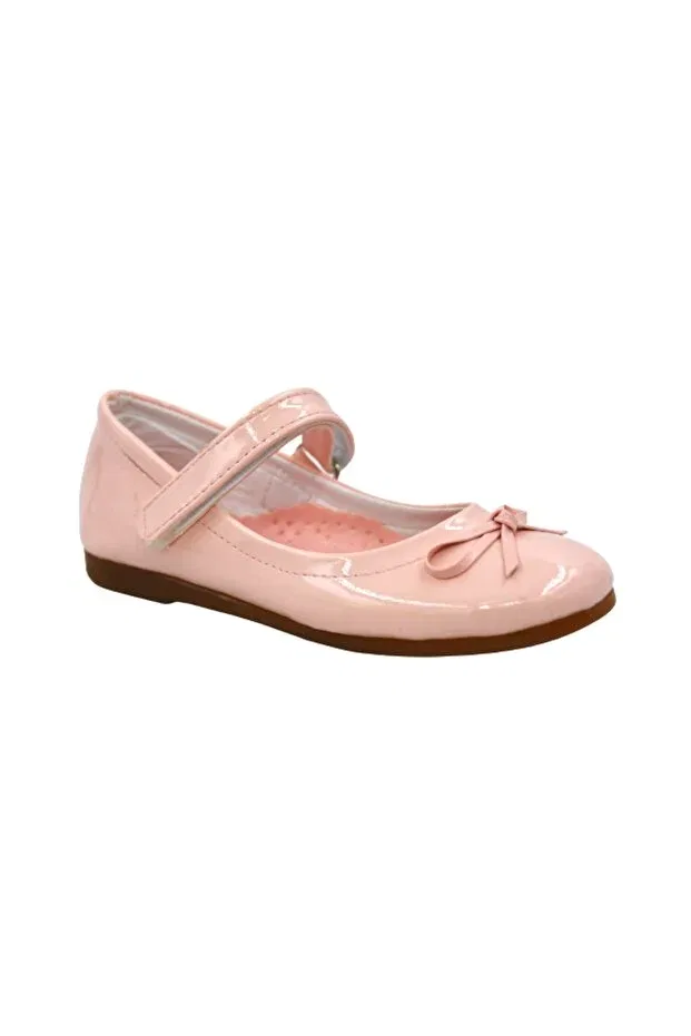 Детские балетки для девочек из искусственной кожи Eylül, Powder Patent Leather