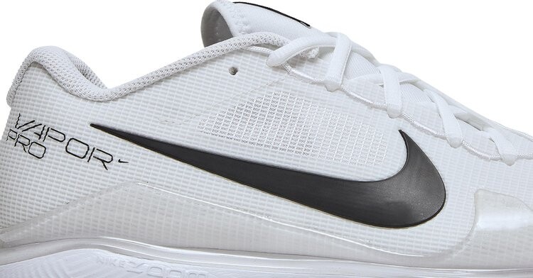 Бутсы Nike NikeCourt Air Zoom Vapor Pro 'White Black', белый — фото 3