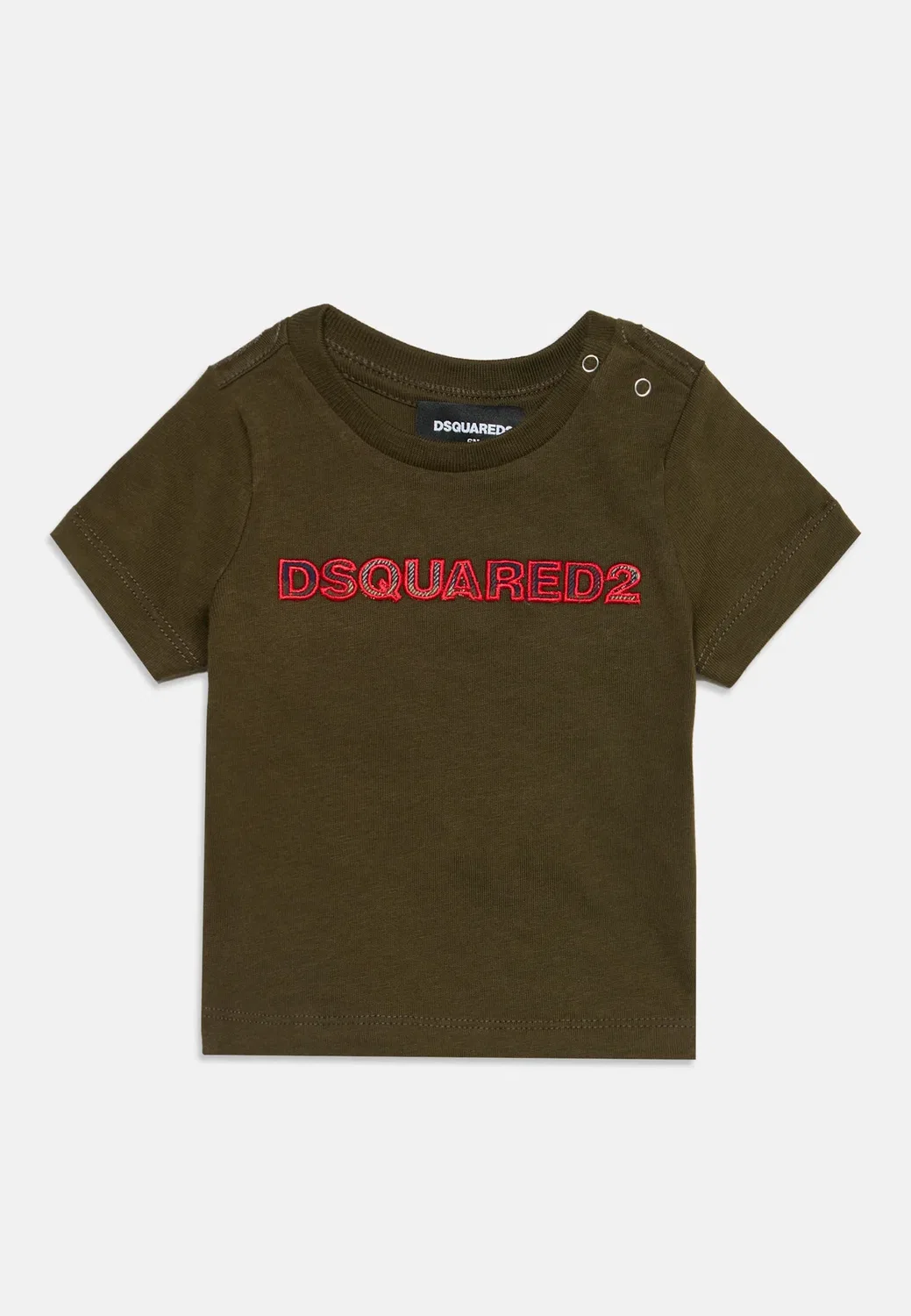 Футболка унисекс свободного кроя с принтом Dsquared2, Khaki