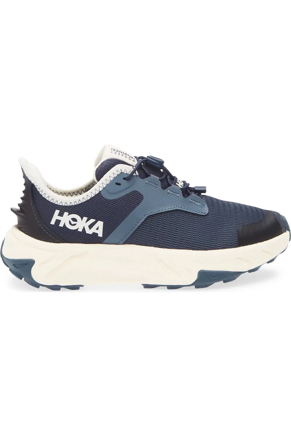 Кроссовки детские треккинговые Transport Freedom HOKA, Varsity Navy/Alabaster — фото 3