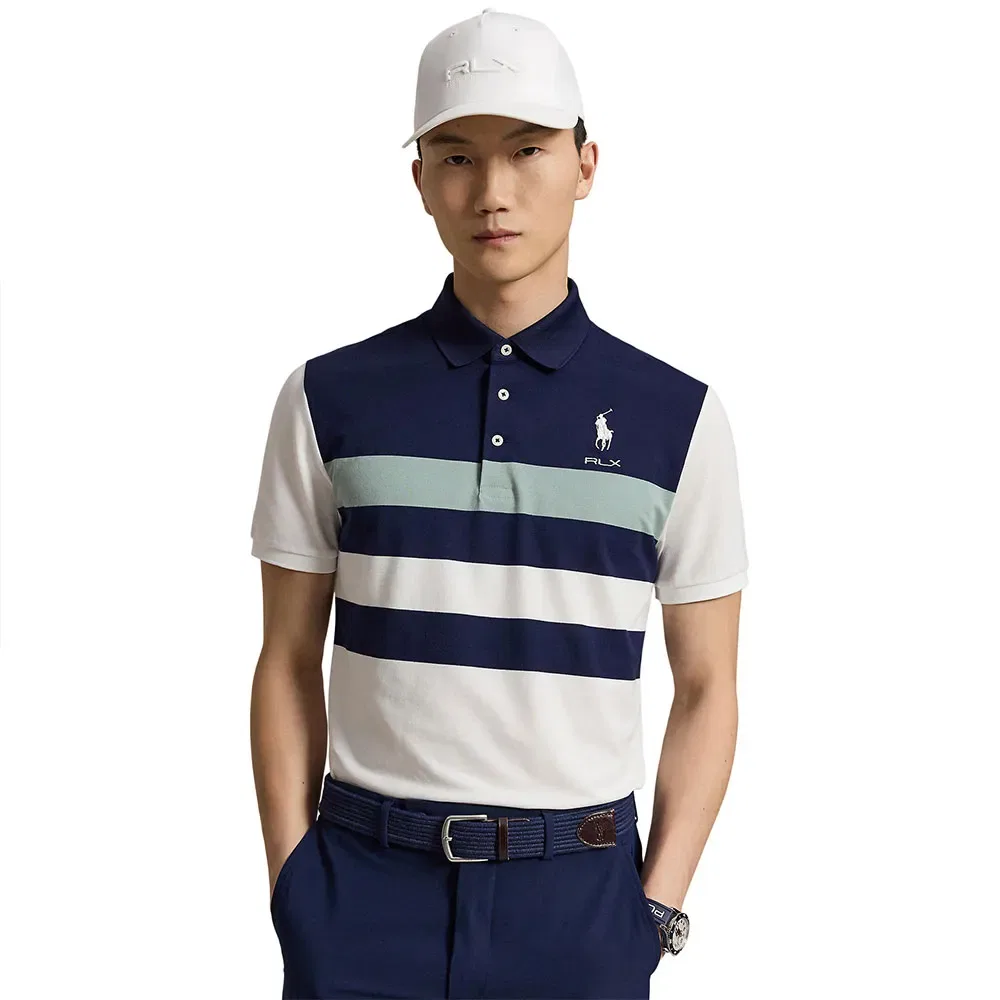 Мужской поло с коротким рукавом Polo ralph lauren, Blue