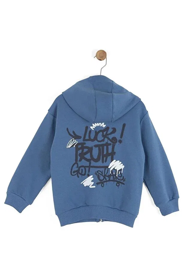 Детский кардиган для мальчиков на молнии Freedom Nk Kids, Blue — фото 2