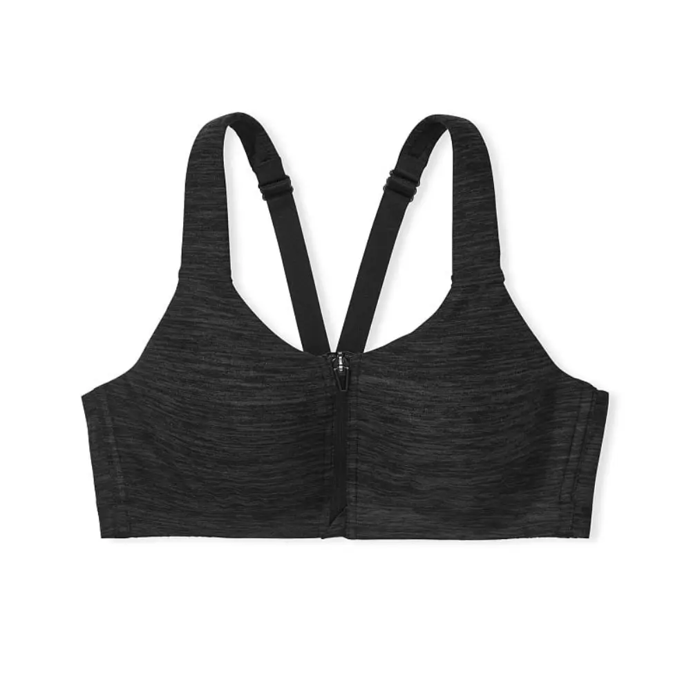 

Спортивный бюстгальтер Victorias Secret Knockout Front-Close Sports, темно-серый